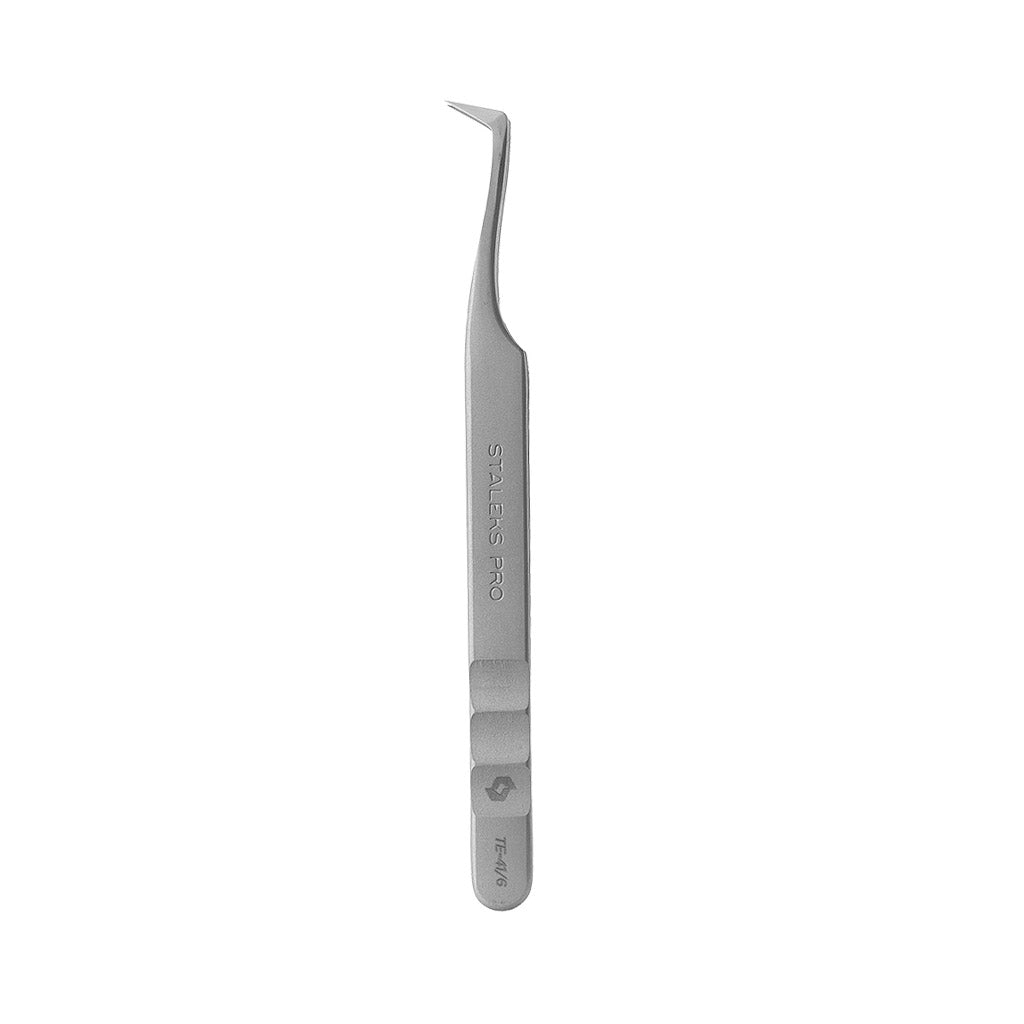 Pinza Volumen Expert 41 Type 6 Profesional para Extensiones de Pestañas - STALEKS