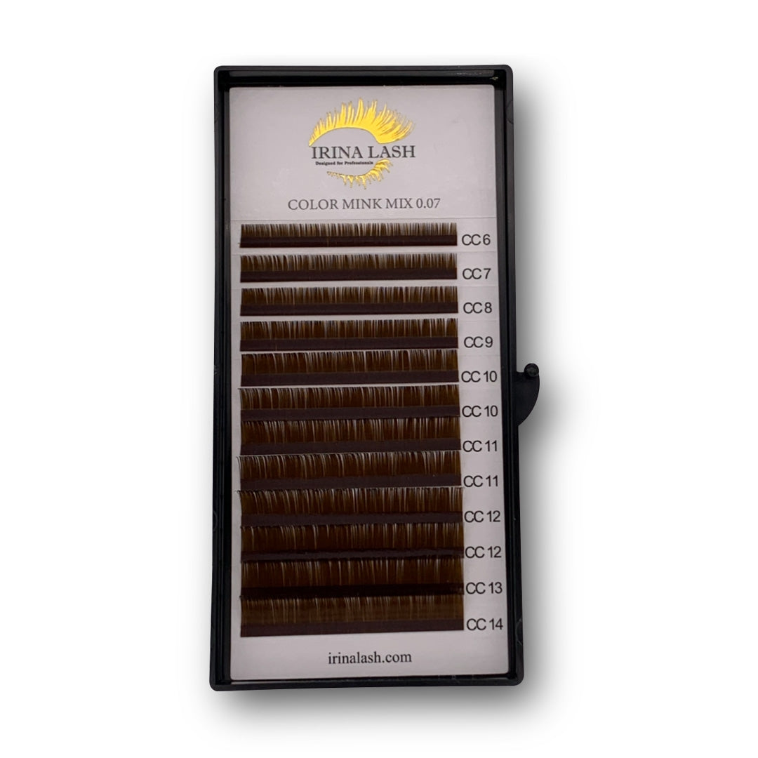 Color Mink Mix Extensiones de Pestañas - Irina Lash