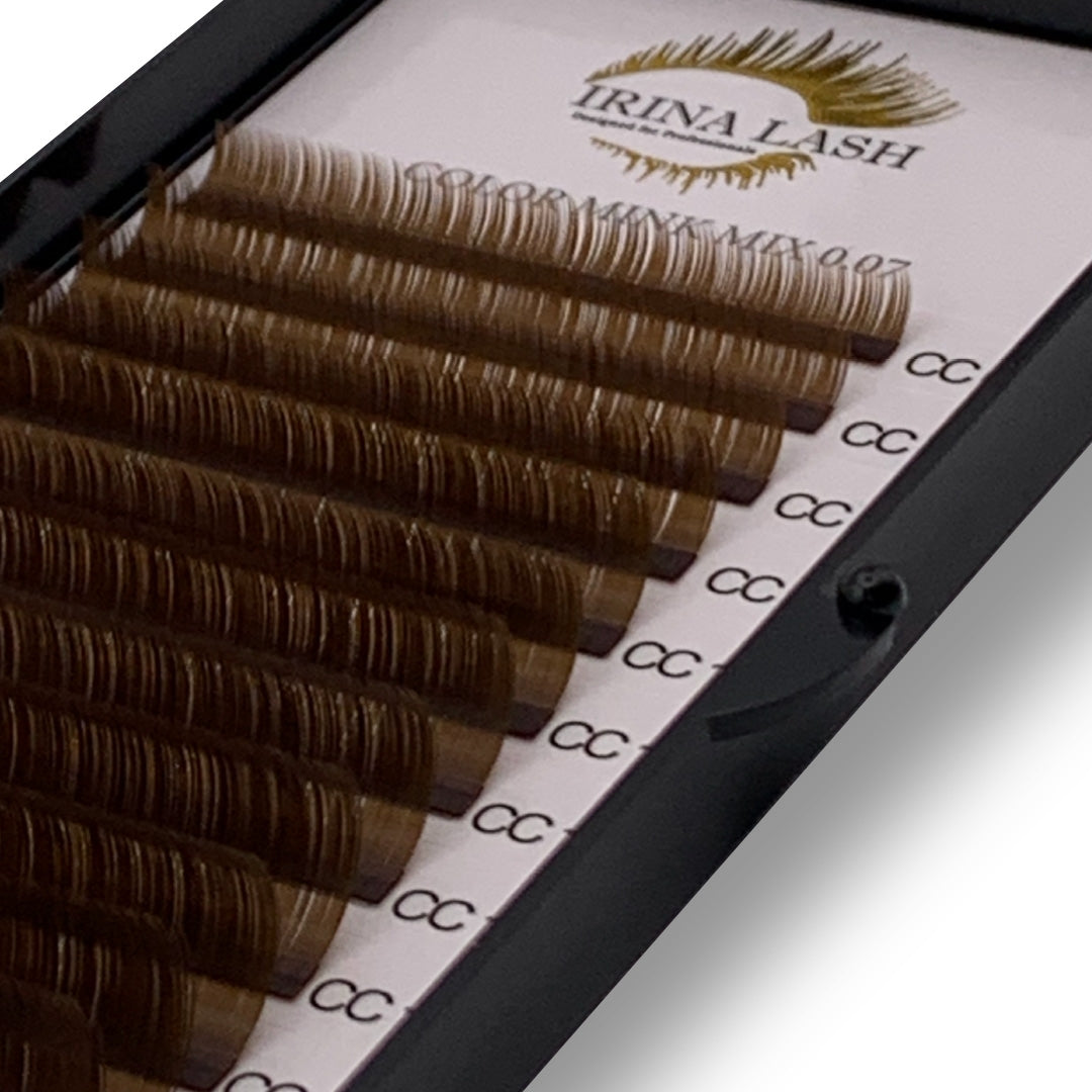 Color Mink Mix Extensiones de Pestañas - Irina Lash