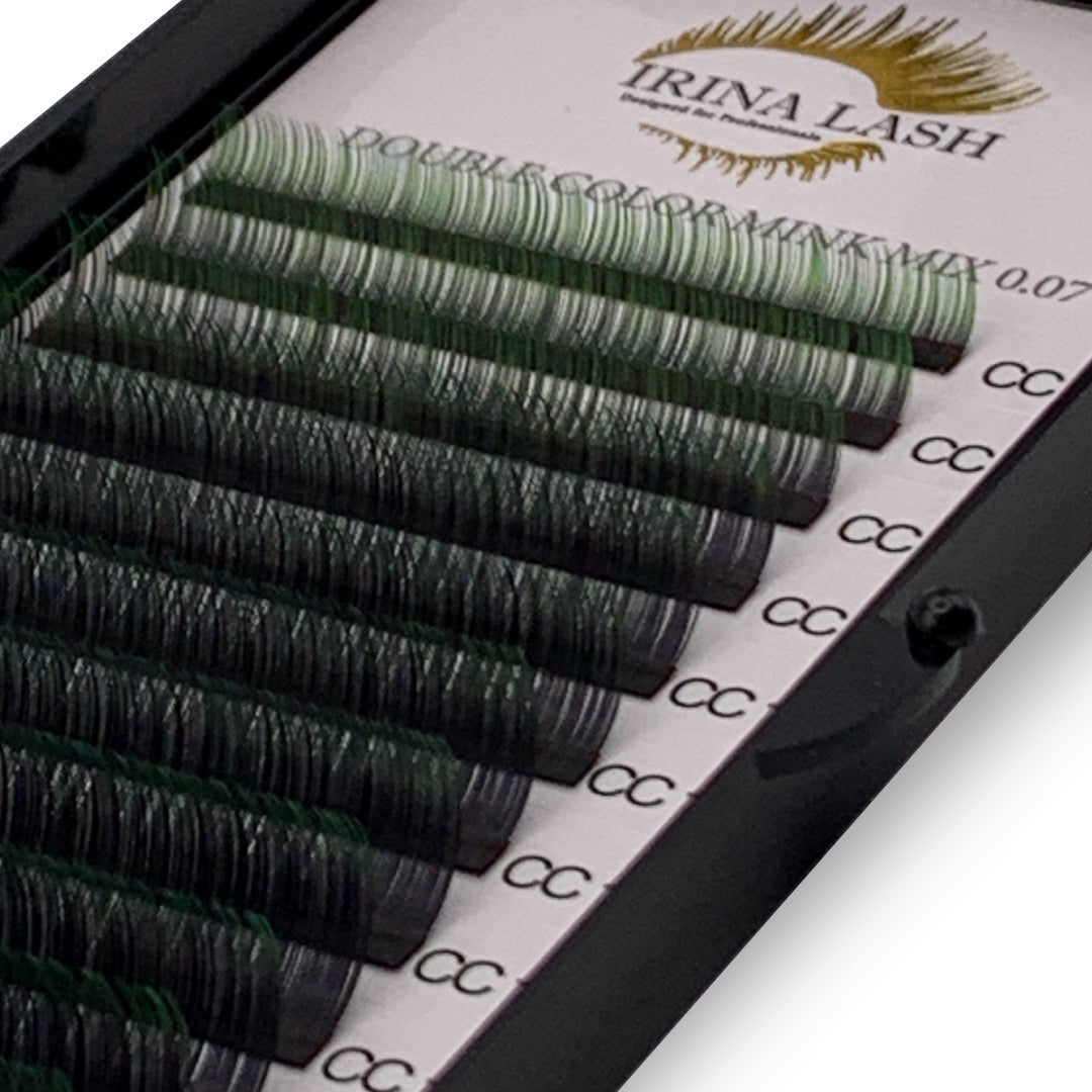 Double Color Mink Mix Extensiones de Pestañas - Irina Lash